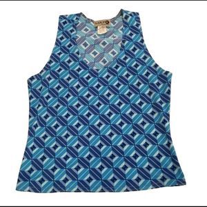 Luly K New York City Sleeveless Art Deco Pattern